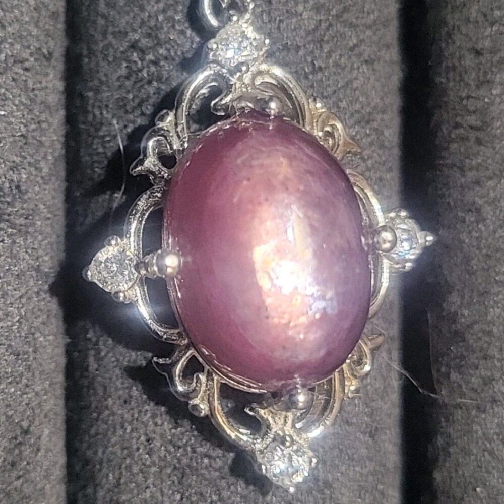 Sterling Silver Lepidolite Pendant